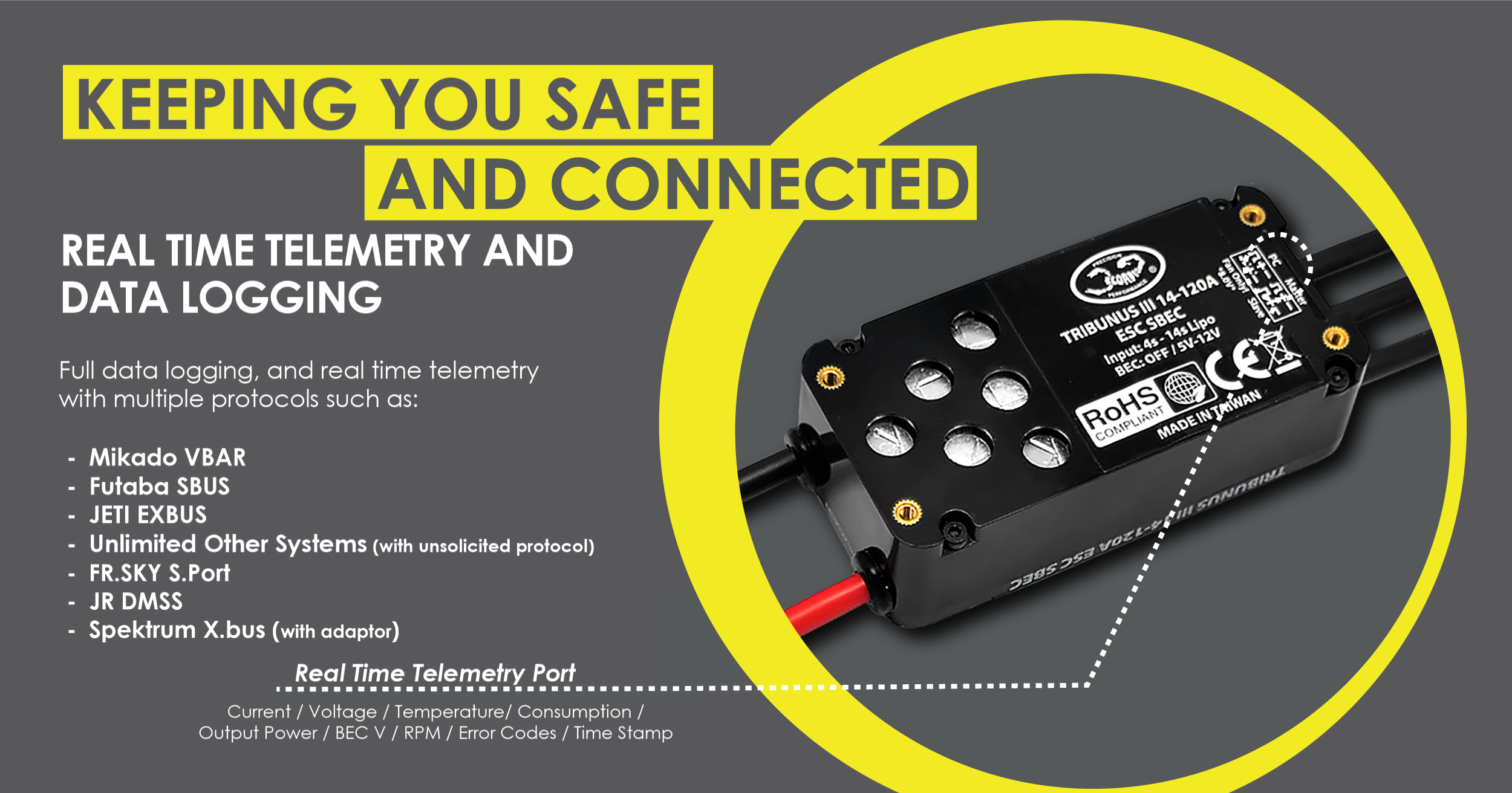 Scorpion Tribunus III 14-120A ESC SBEC features
